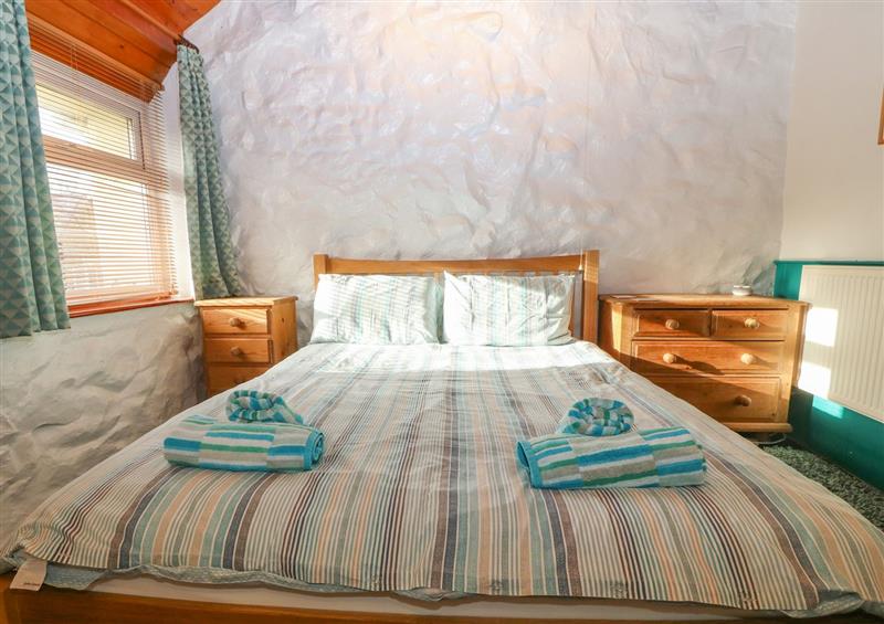 This is a bedroom at Cartref, Pencarnisiog near Llanfaelog