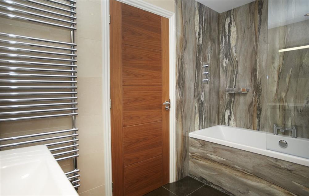 En-suite shower room at Carus House, Burneside