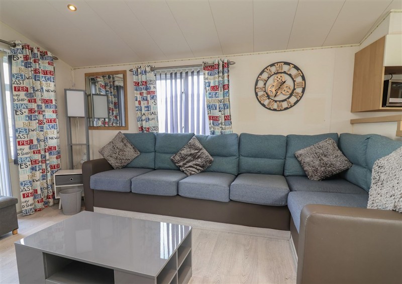 The living room at Carvan CP10, Prestatyn