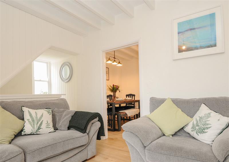 The living area at Carvannel Cottages, North Cliffs near Portreath