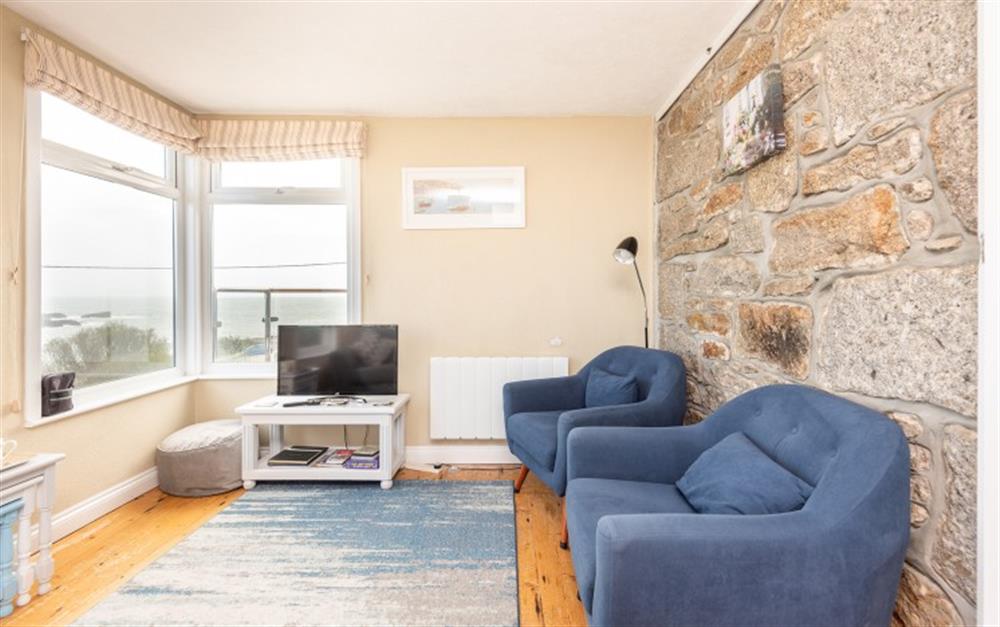 Enjoy the living room at Carveth in Mousehole