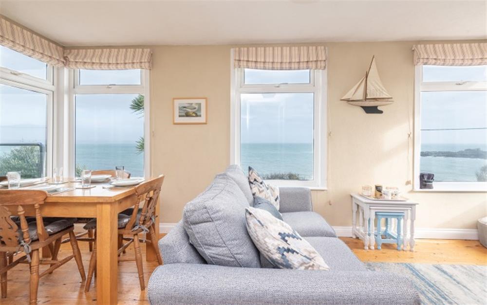 Relax in the living area at Carveth in Mousehole