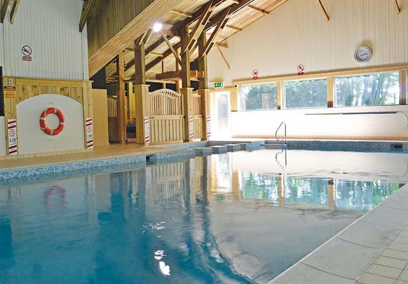 Indoor heated pool at Carvynick Country Club in Summer Court, Newquay