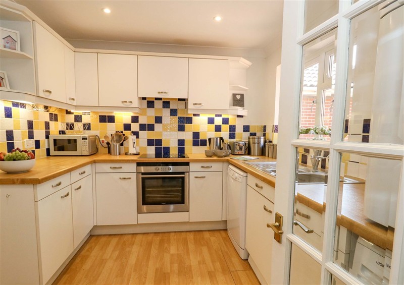 This is the kitchen at Casa Al Mare, Sandbanks