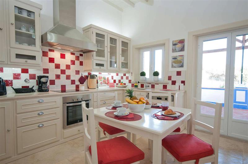 The kitchen at Casa do Sol, Central Algarve, Portugal