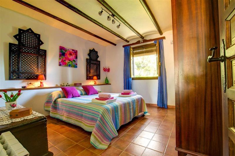 Double bedroom at Casa Encantadora, Alpujarras (Granada), Spain
