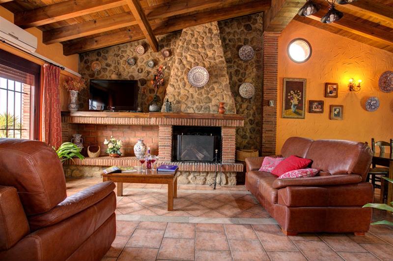 Living room at Casa Irene, Ronda and El Gastor, Spain