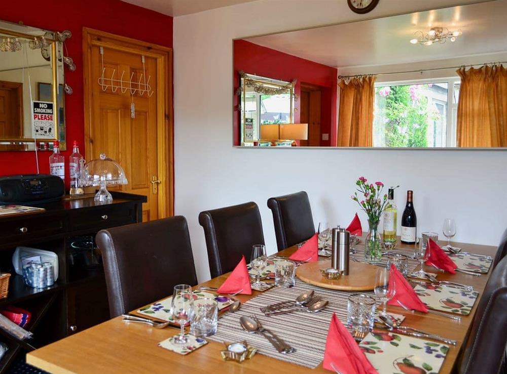 Dining room at Casa Nosto in Wooler, Northumberland