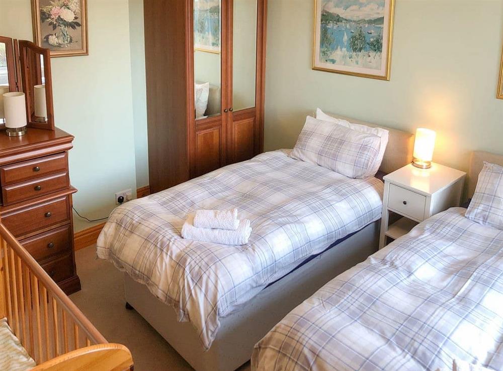 Twin bedroom at Casa Nosto in Wooler, Northumberland