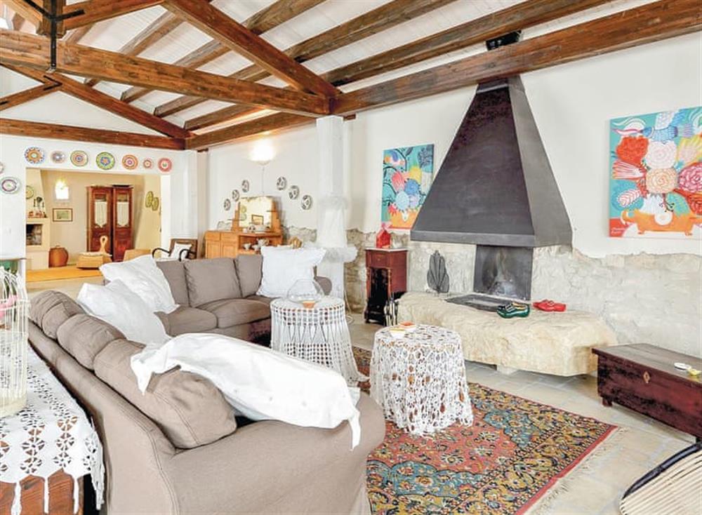 Living area at Casale Granati in Rosolini, Italy