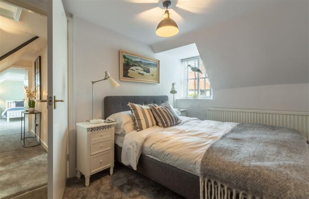 First floor: Bedroom four with 4ft double bed at Casamaria, Wells-next-the-Sea
