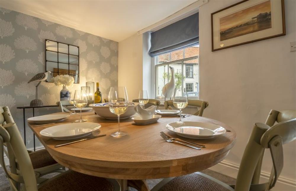 Ground Floor: Dining room with seating for seven at Casamaria, Wells-next-the-Sea