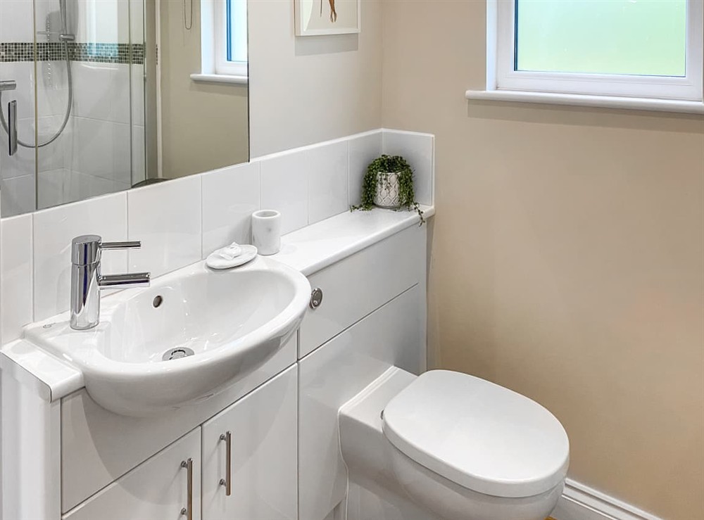 Bathroom at Castaway in St Maws, near Falmouth, Cornwall