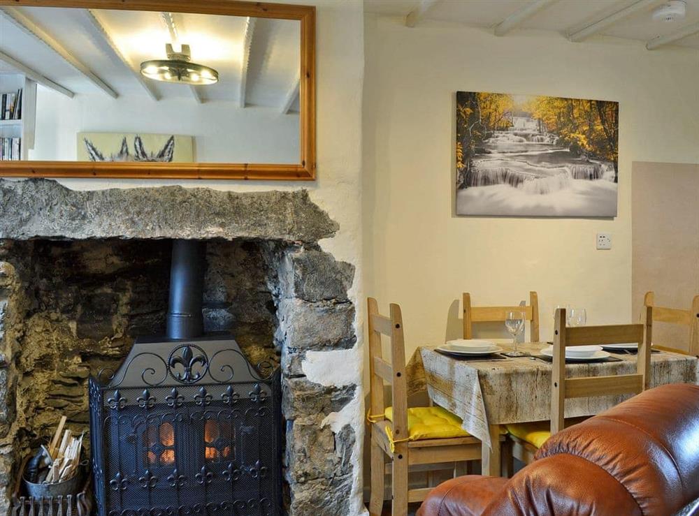 Beautifully presented open plan living space at Castiel Cottage in Ysbyty Ifan, near Betws-y-Coed, Gwynedd