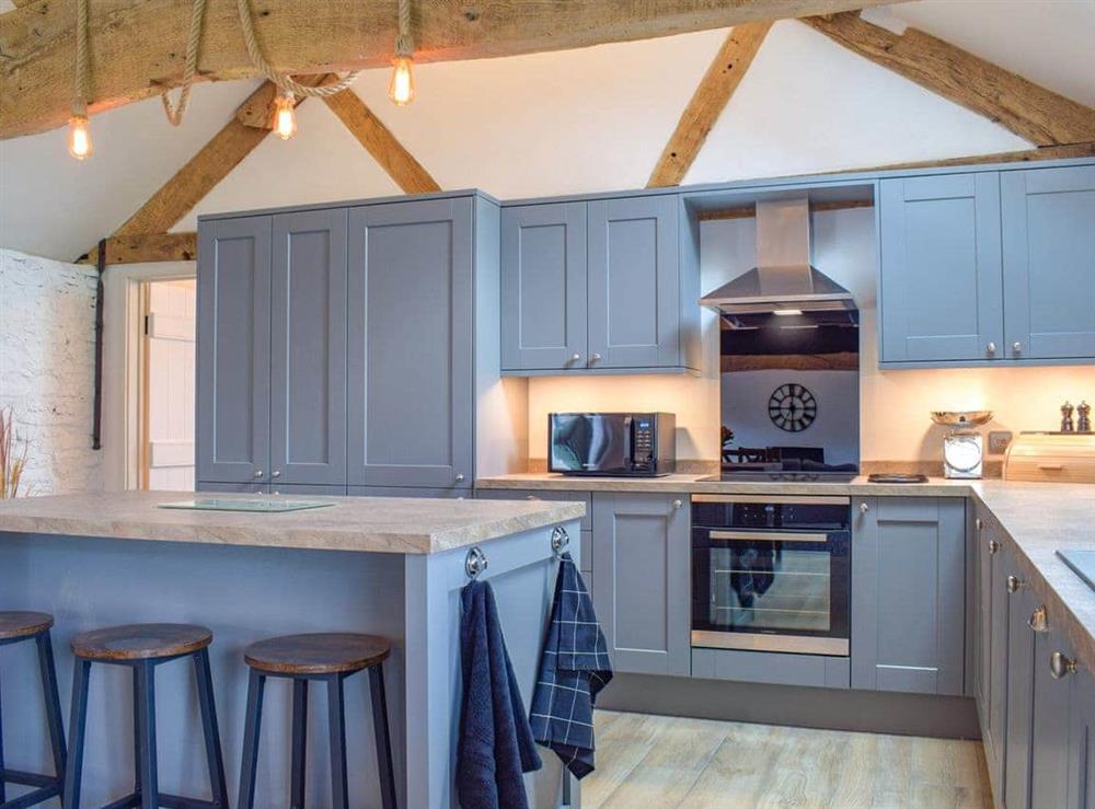 Kitchen at Castle Beams in Hopton Castle, near Craven Arms, Shropshire