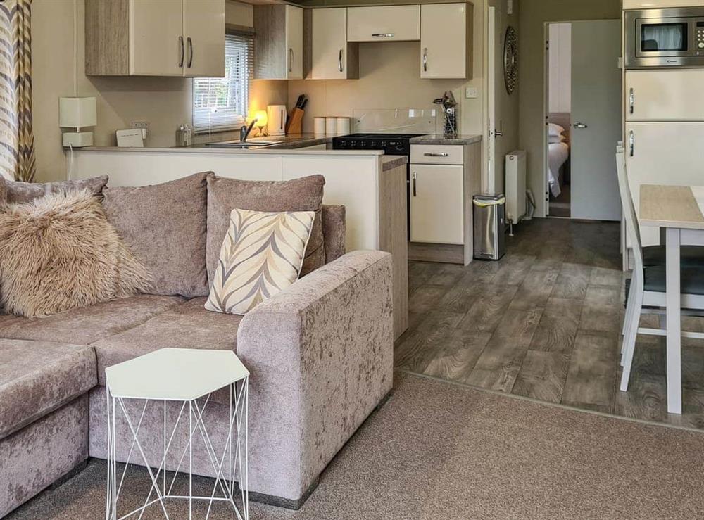 Open plan living space at Castle Campbell View in Dollar, Clackmannanshire