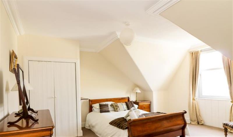 One of the bedrooms at Castle Cliff, Anstruther