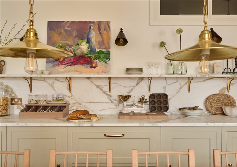 This is the kitchen (photo 2) at Castle Corner, The Georgian House, Ludlow