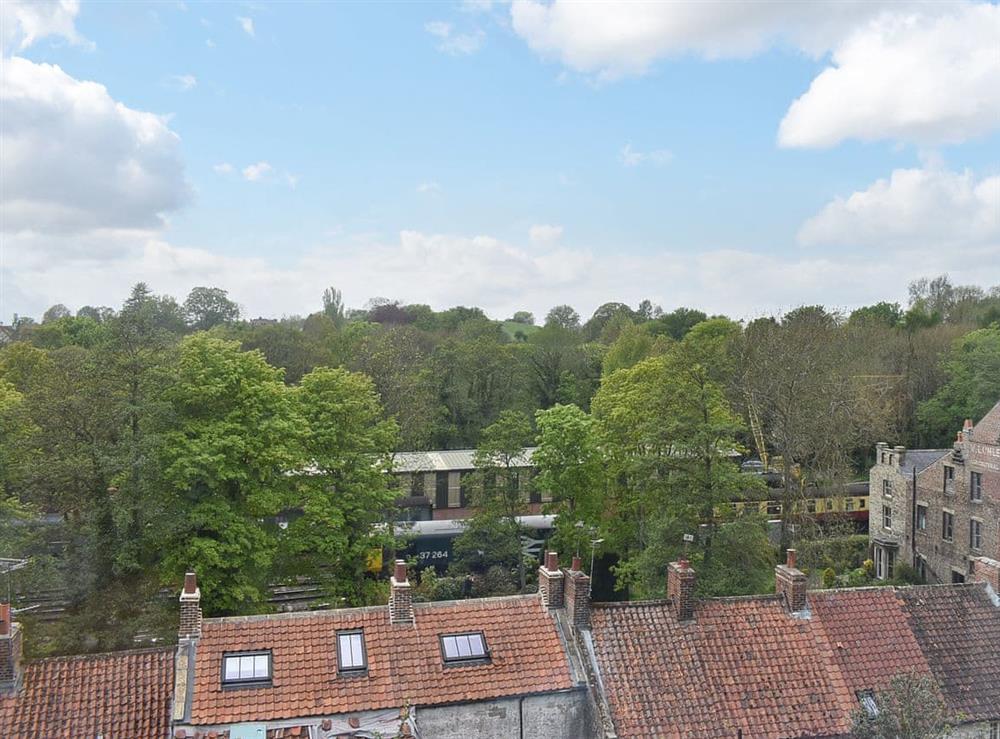 View at Castle Cottage in Pickering, North Yorkshire