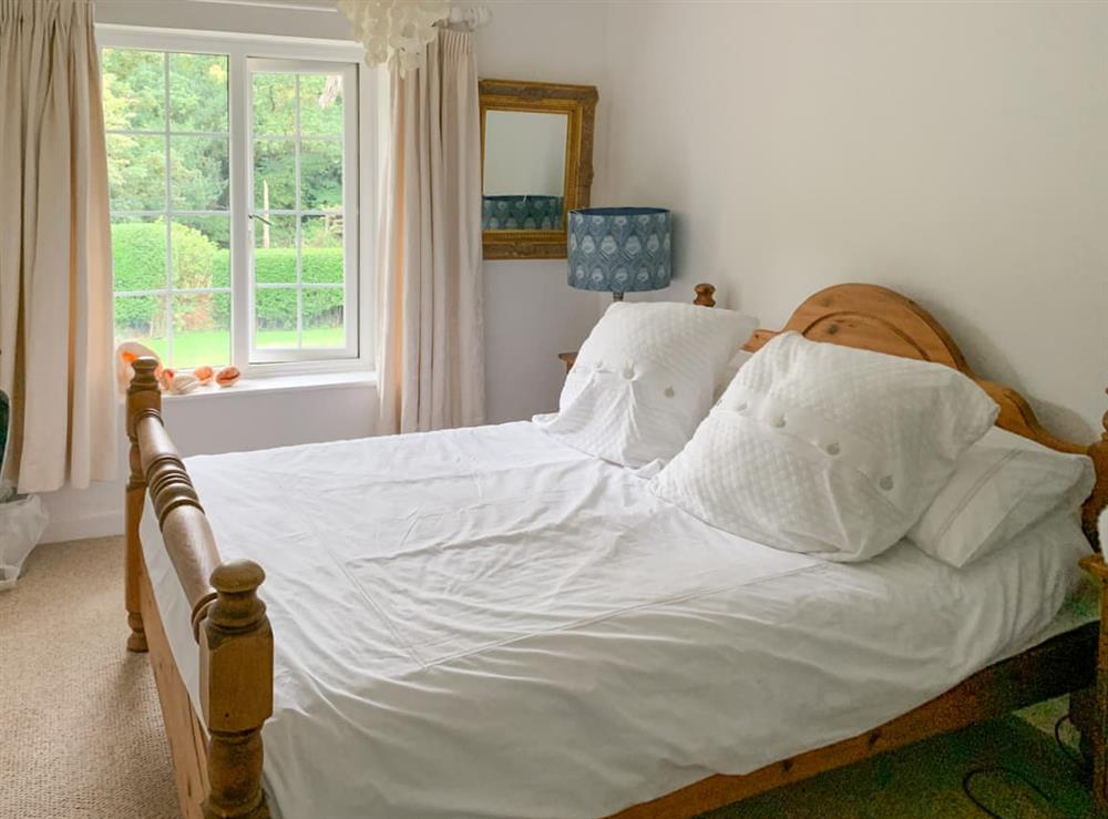 Double bedroom at Castle Cottage in Ruanlanihorne, near Truro, Cornwall