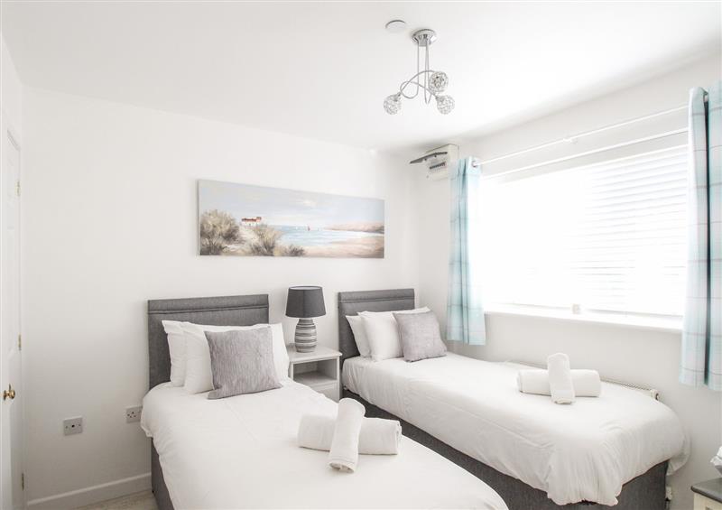 One of the bedrooms at Castle Cove View, Castle Cove