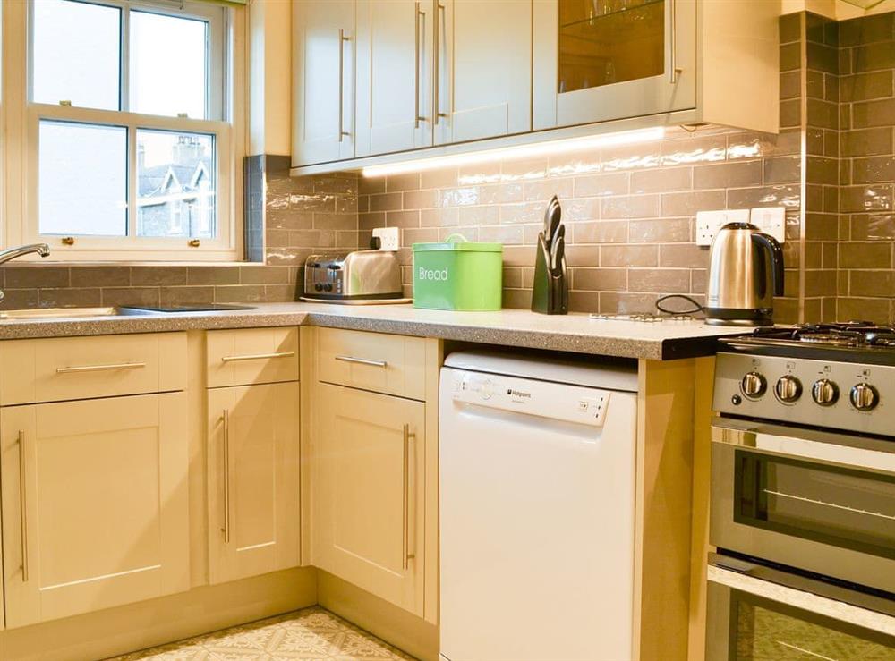 Modern kitchen with all appliances at Castle Crag  in Keswick, Cumbria