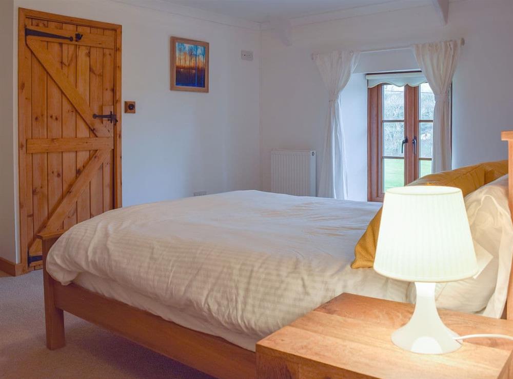 Roomy and welcoming double bedded room at Castle Hill Cottage in Llansteffan, near Carmarthen, Dyfed