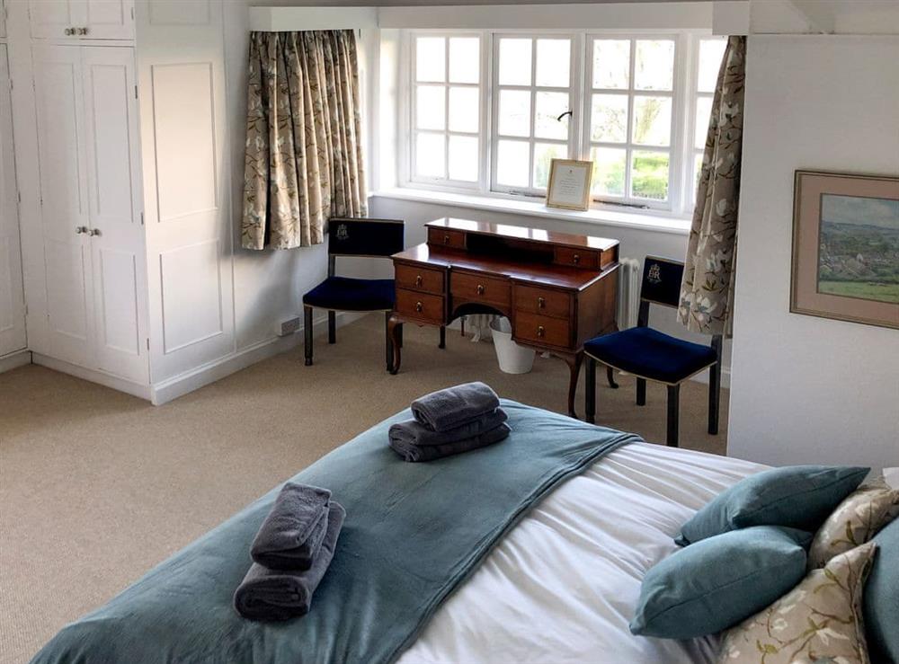 Double bedroom at Castle Hill House in Sidbury, near Sidmouth, Devon