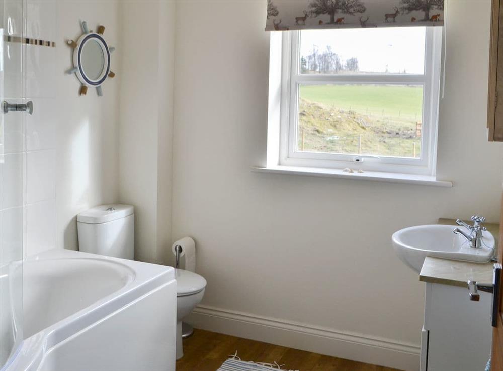 Bathroom at Castle Holt in Otterburn, near Bellingham, Northumberland