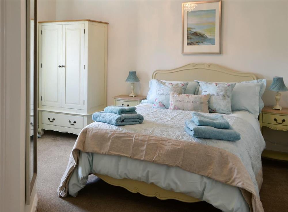 Double bedroom with en-suite shower room at Castle Holt in Otterburn, near Bellingham, Northumberland