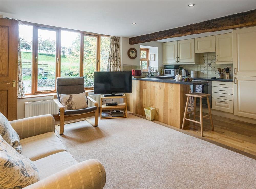 Beautifully presented open plan living space at Castle House Cottage in Hartley, near Kirkby Stephen, Cumbria