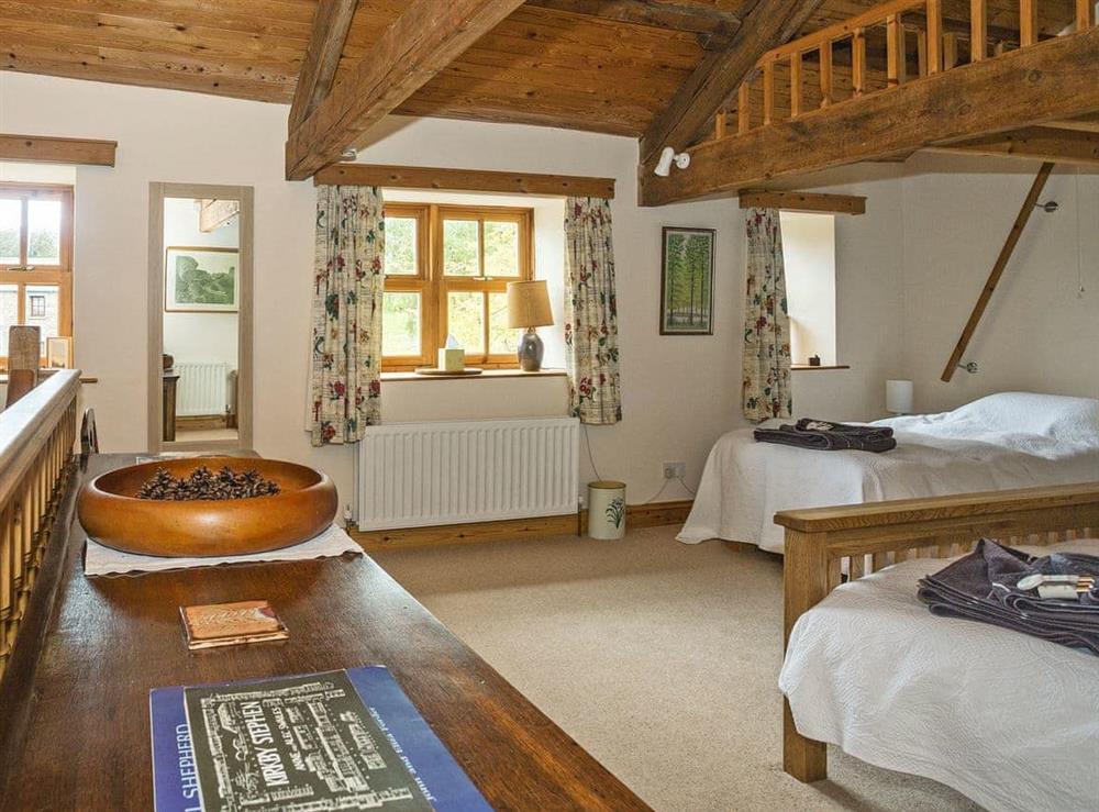 Comfortable bedroom with kingsize and single bed (photo 3) at Castle House Cottage in Hartley, near Kirkby Stephen, Cumbria