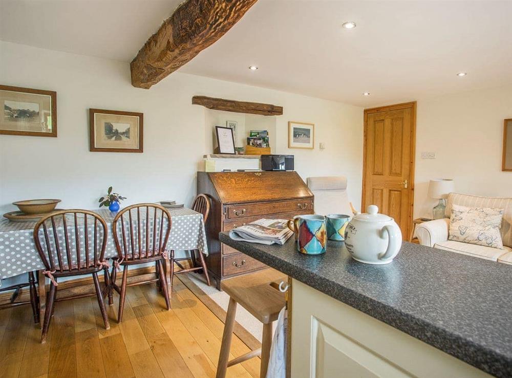 Inviting dining area at Castle House Cottage in Hartley, near Kirkby Stephen, Cumbria