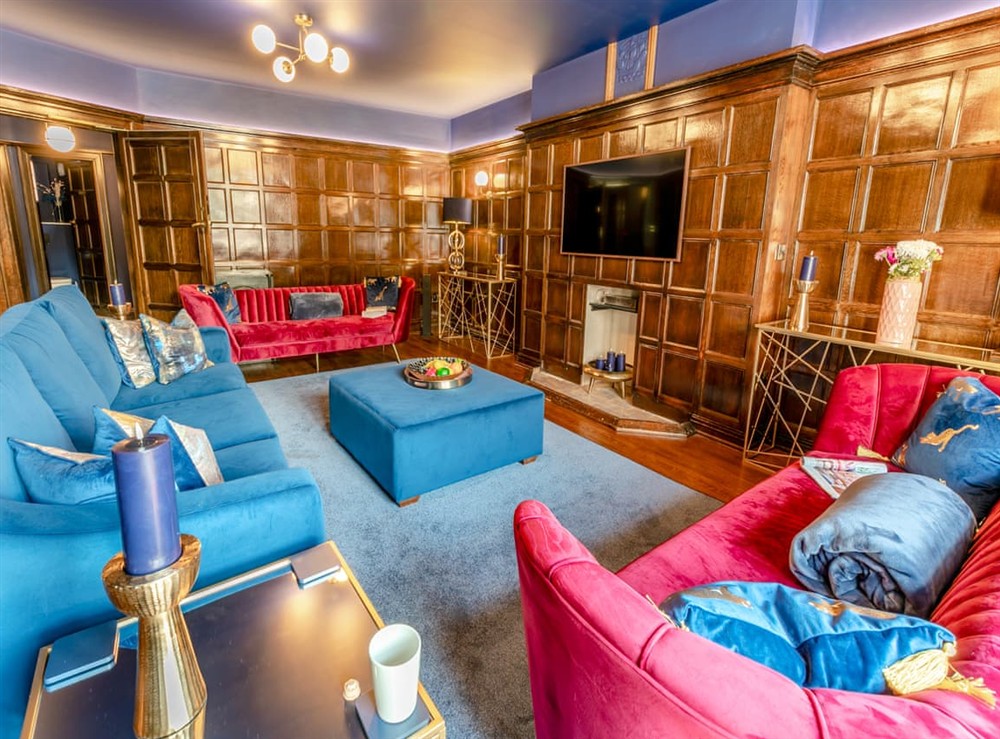 Living room at Castle House in Nottingham, Nottinghamshire