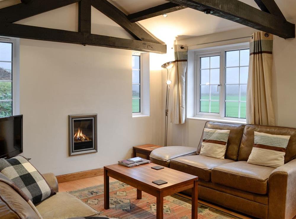 Open plan living space at Castle Howe in Rosthwaite, near Keswick, Cumbria