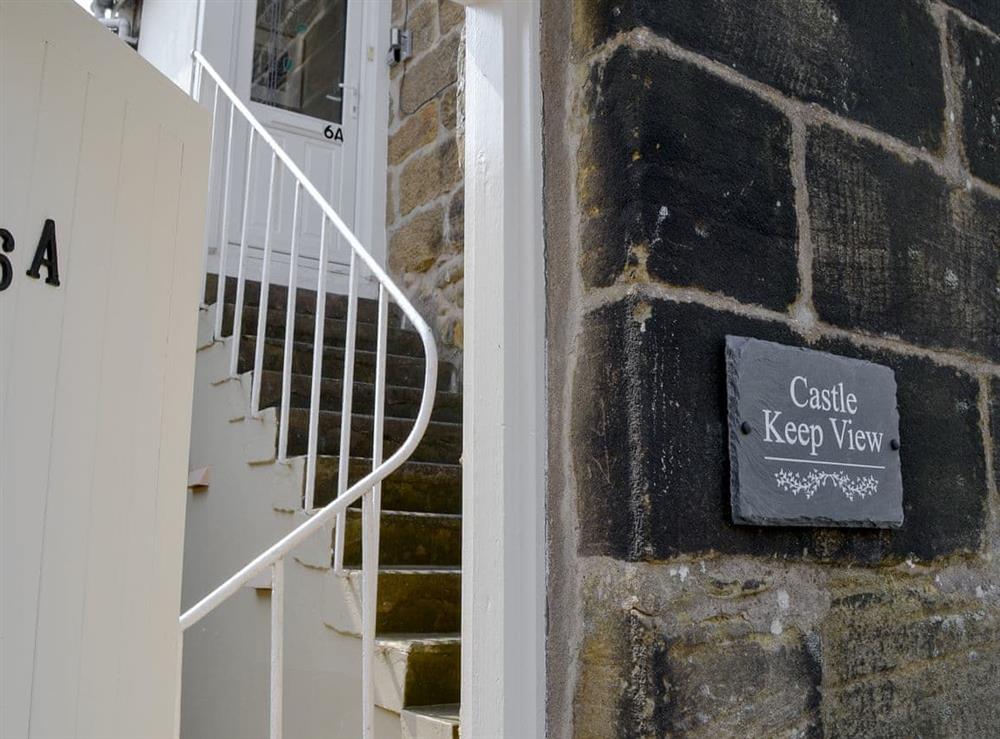 Private entrance at Castle Keep View in Alnwick, Northumberland