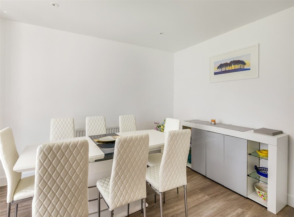 Dining room at Castle Park in Paignton, Devon