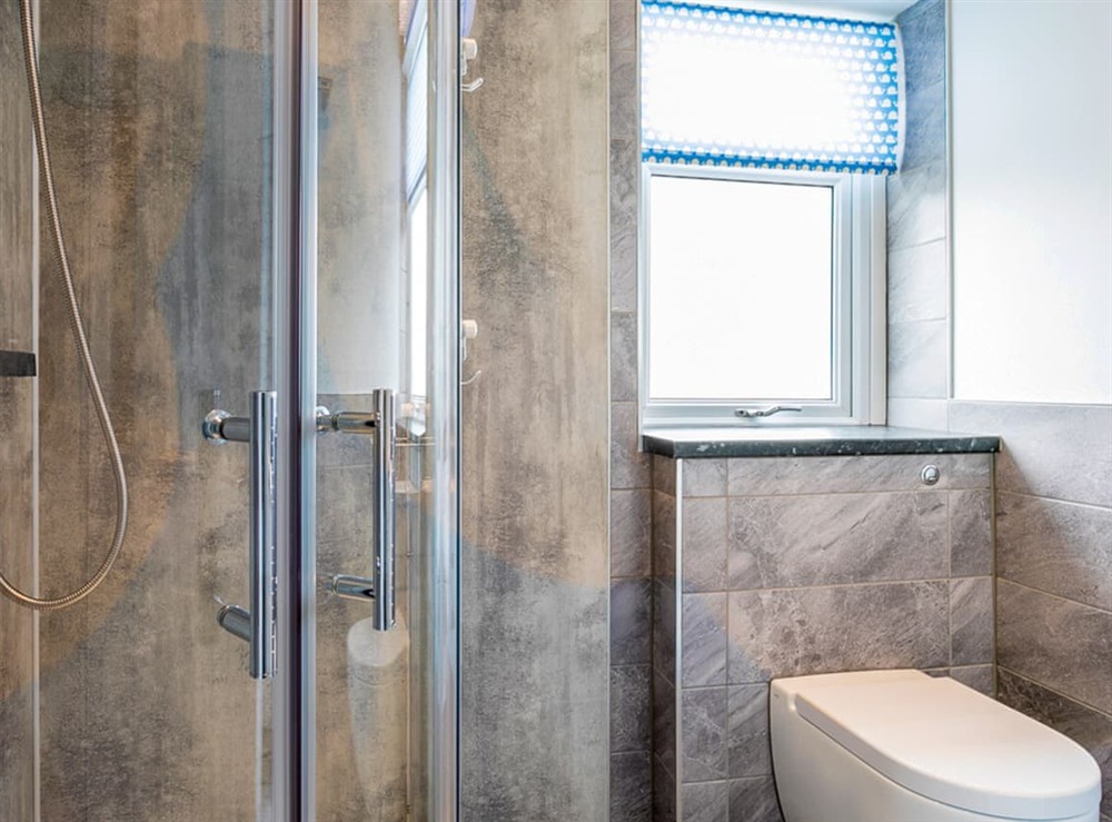 En-suite at Castle Retreat in Skipton, North Yorkshire