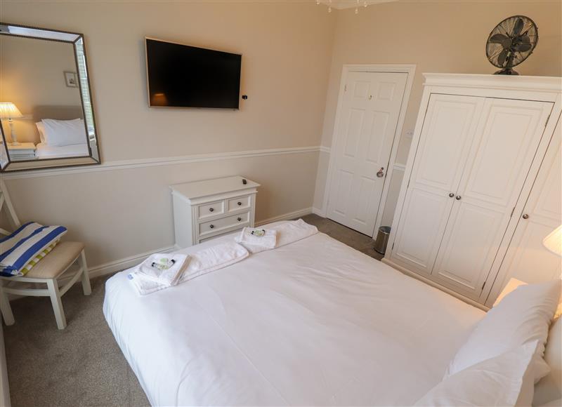 One of the bedrooms at Castle Top Haven, Nettleton Top near Caistor