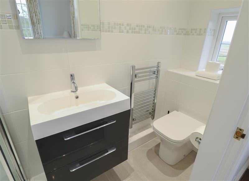 This is the bathroom at Castle Top Haven, Nettleton Top near Caistor