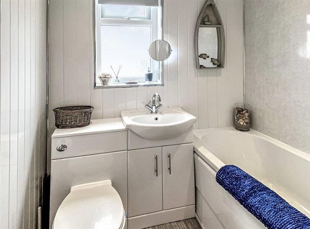 Bathroom at Castle View in Beadnell, Northumberland