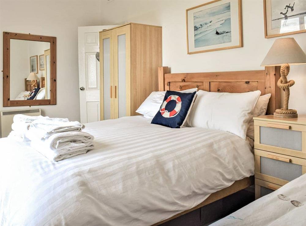 Family bedroom at Castle View in Beadnell, Northumberland