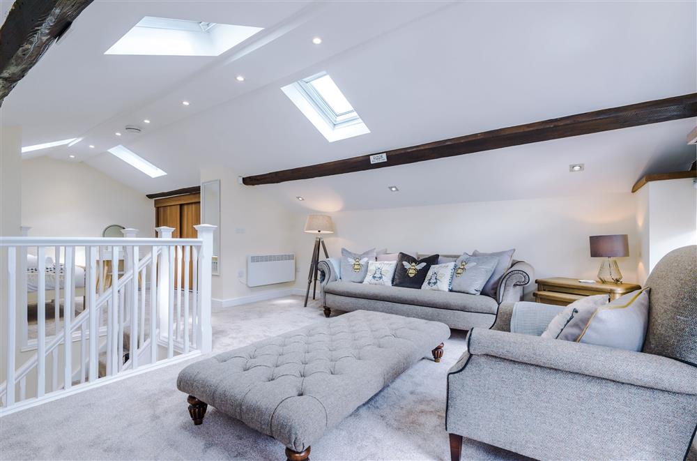 The bright and airy sitting area on the first floor