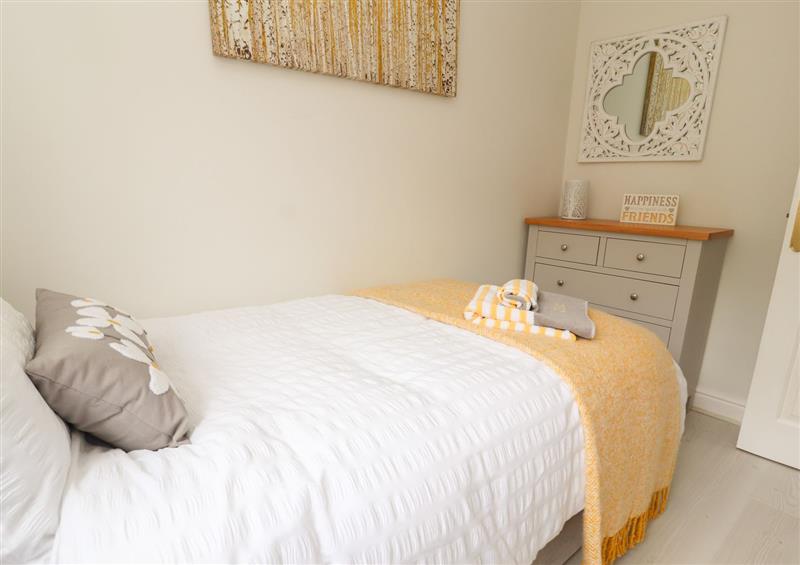 One of the bedrooms at Castle View, Deganwy
