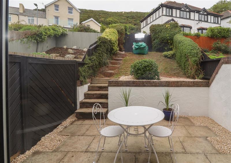 The garden in Castle View at Castle View, Deganwy