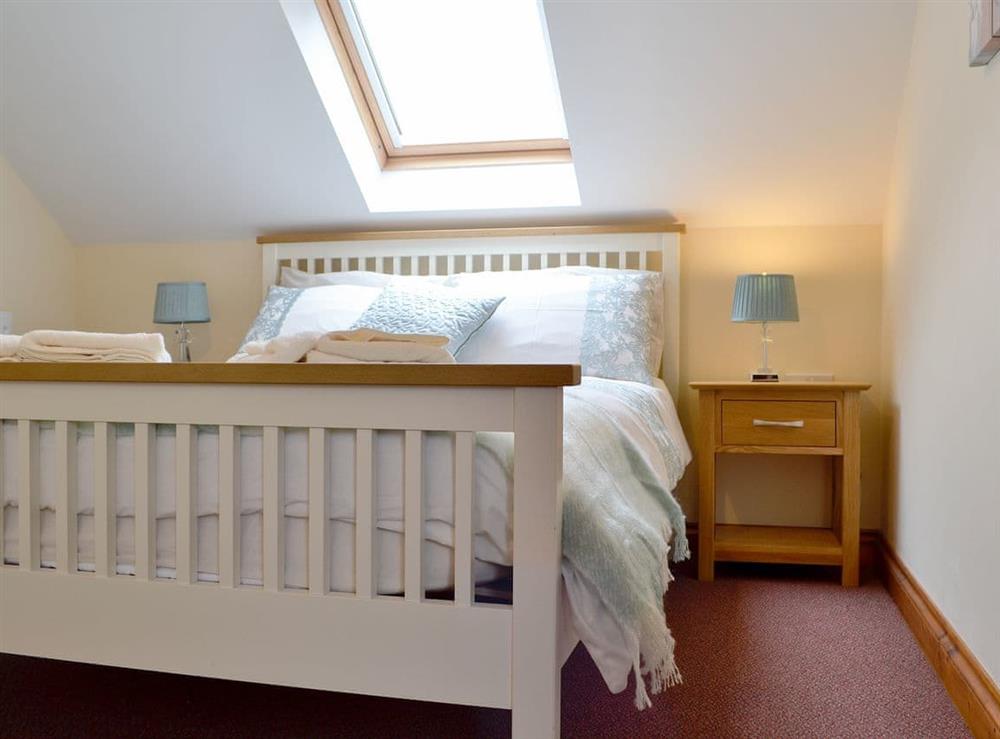 Comfy double bedroom at Castle View in Llananno, near Llandrindod Wells, Powys