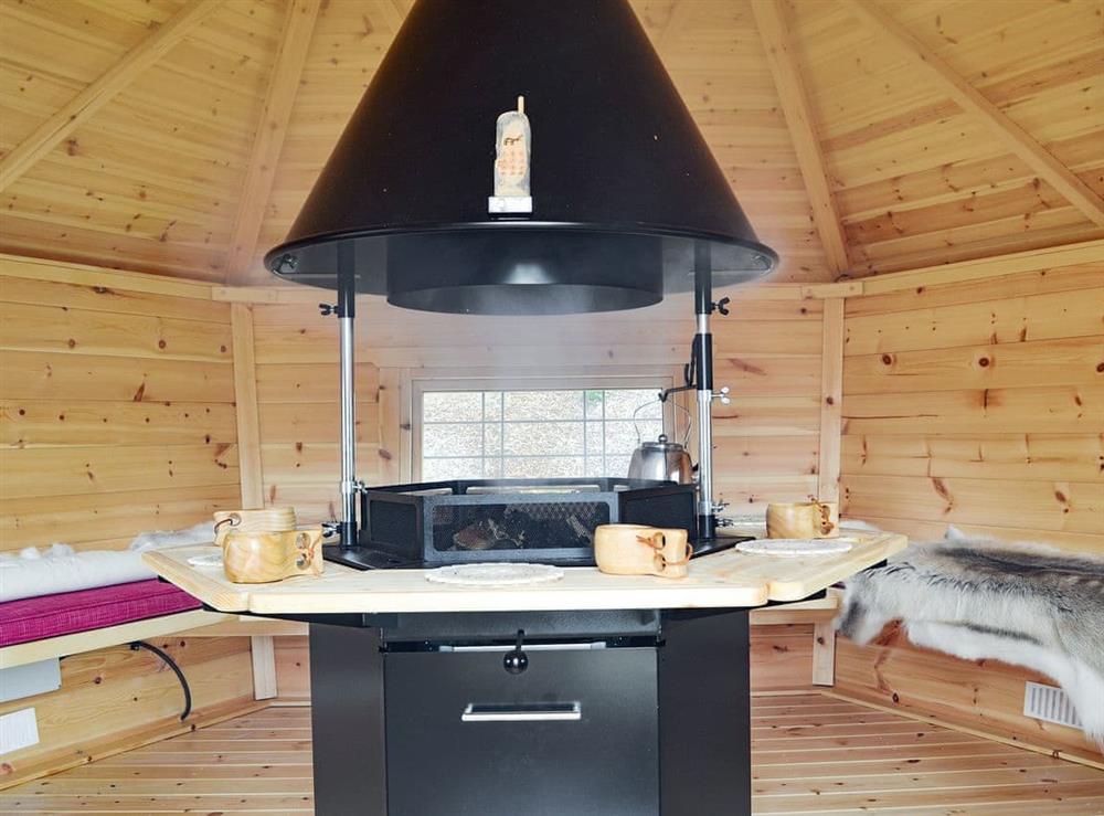 Fantastic Arctic cabin, complete with a fire pit at Castle View in Llananno, near Llandrindod Wells, Powys