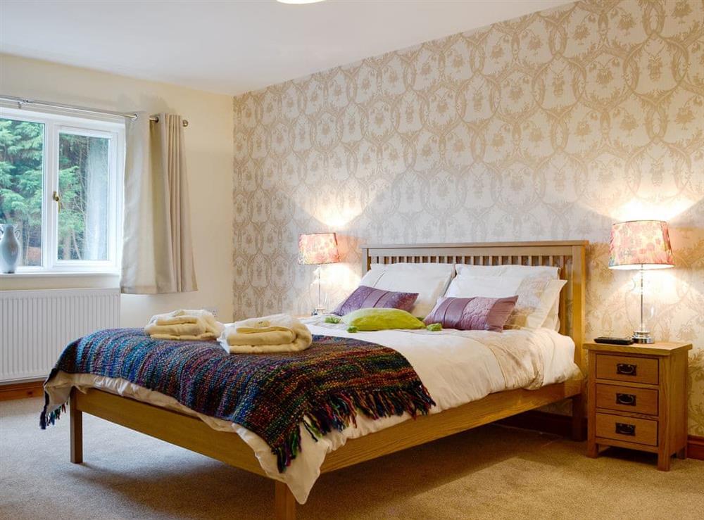 Spacious, comfortable double bedroom at Castle View in Llananno, near Llandrindod Wells, Powys