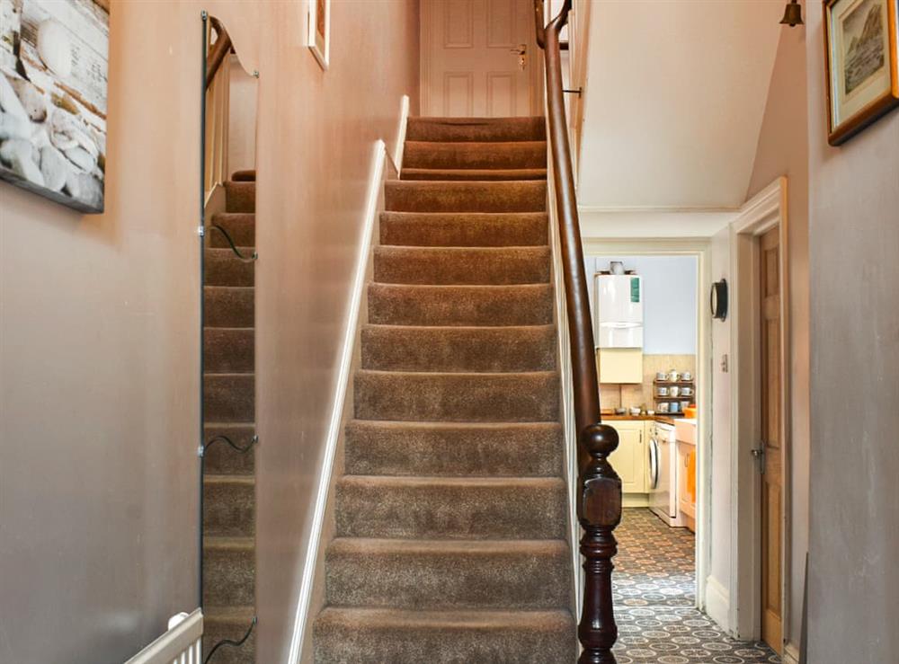 Stairs at Castle View in Scarborough, North Yorkshire