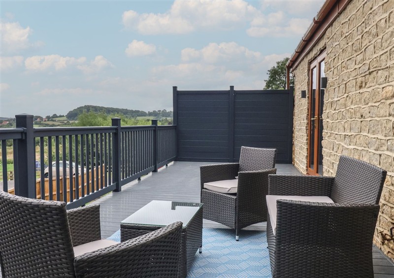 The patio in Castle View at Castle View, Scarborough